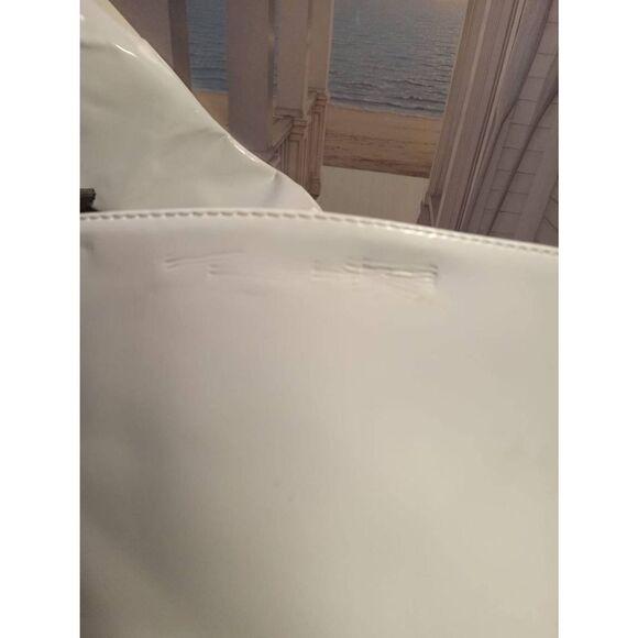 Pleaser Women’s Seduce 3000 white patent thigh high boots - Picture 8 of 9